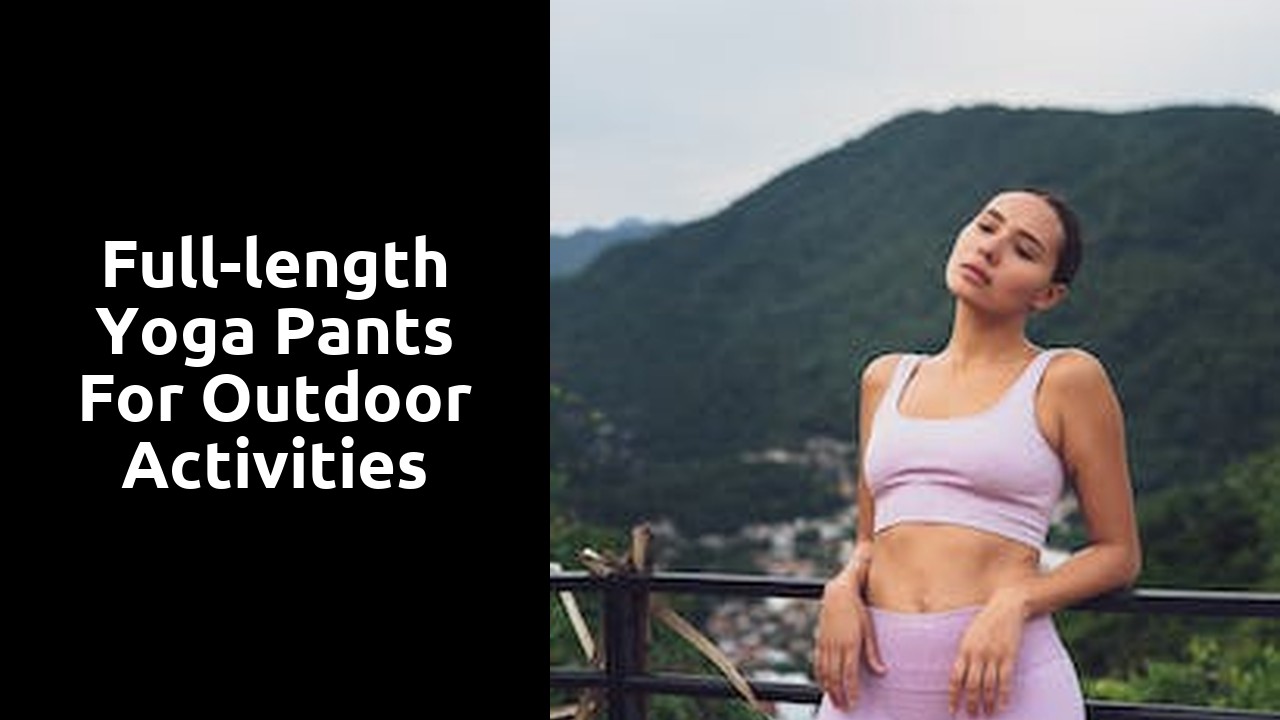 Full-length Yoga Pants for Outdoor Activities