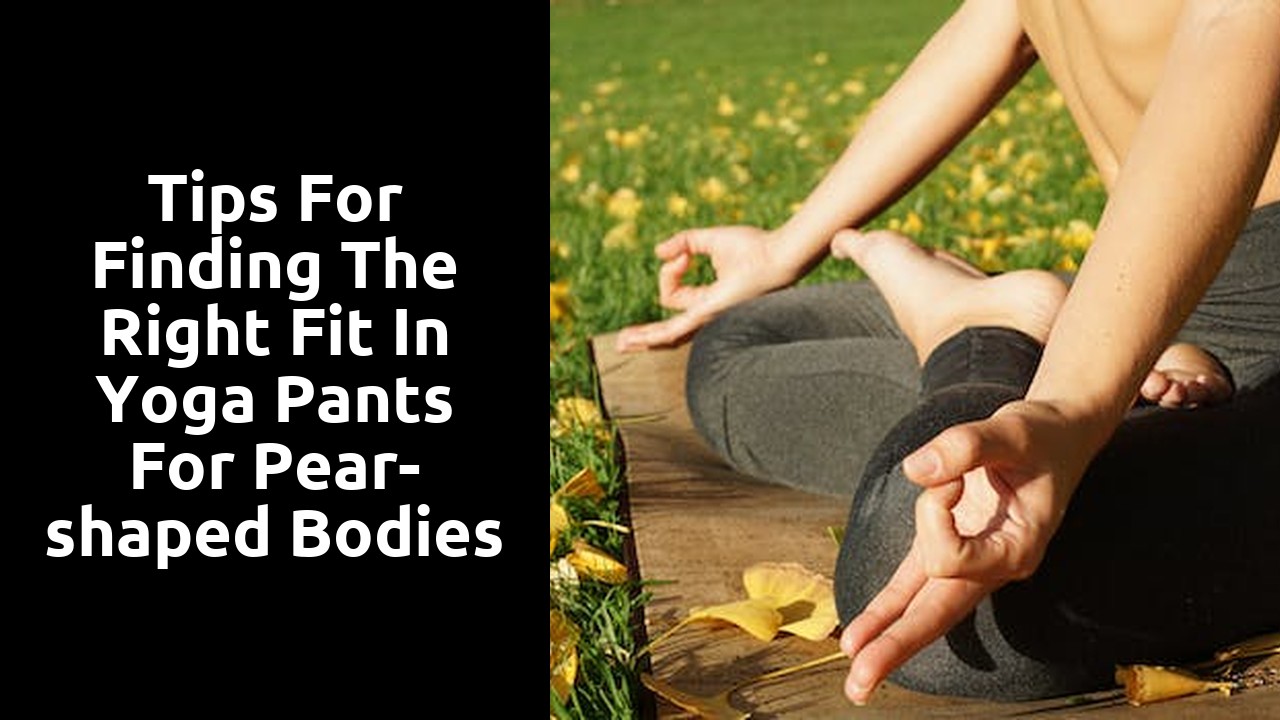 Tips for Finding the Right Fit in Yoga Pants for Pear-shaped Bodies
