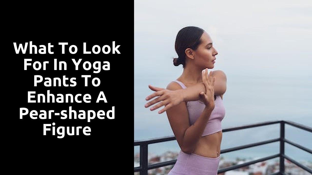 What to Look for in Yoga Pants to Enhance a Pear-shaped Figure